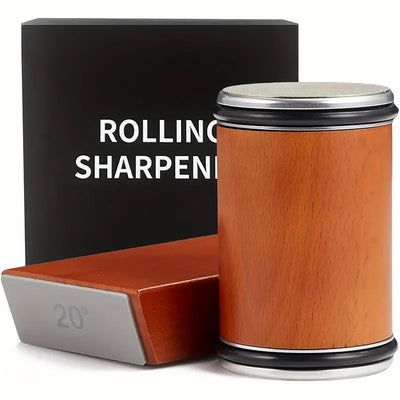 Rolling Knife Sharpener Kit With Diamond Sharpening Stone For Kitchen Knife Sharpening, Professional Knife Sharpener Set