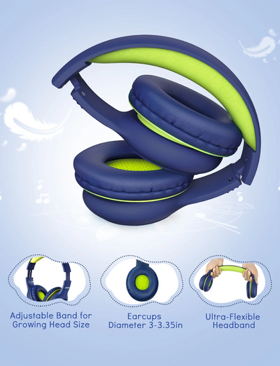 Mpow Kids Headphones Over Ear with Microphone, Kids Headsets with Soft Earcups, Over-Ear Headphones for Kids Children Online