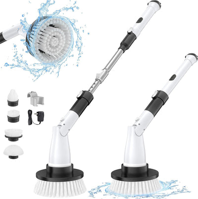 Electric Spin Scrubber Metmoon Shower Cleaning Brush, Power