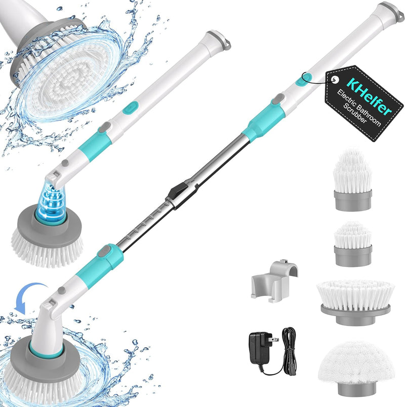 Electric Spin Scrubber, WKY Shower Cleaning Brush, Electric Scrubber Brush  for Cleaning Bathroom, Scrub Brushes for Shower, Shower Bathroom Cleaner  Brush, 6 Shower Scrubber Heads, Dual Speeds - Coupon Codes, Promo Codes