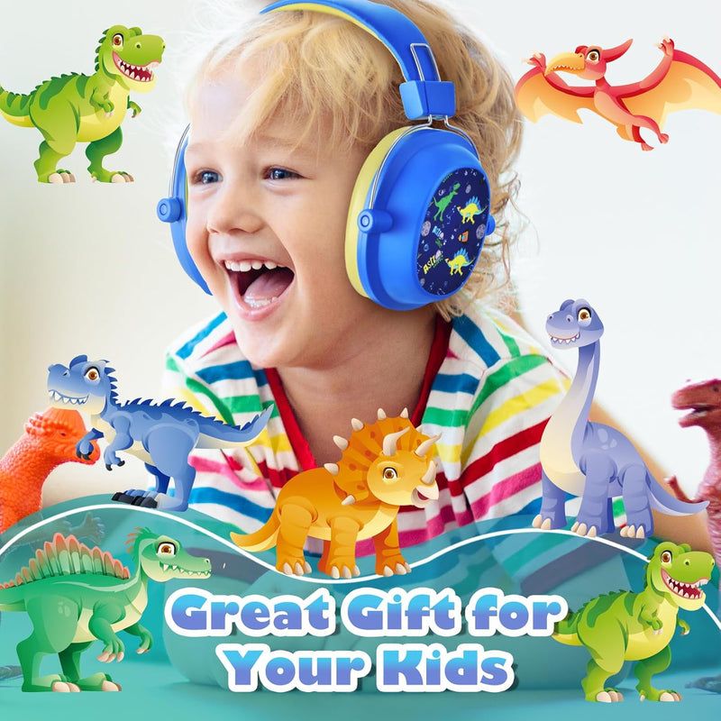 2024 NEW CUSTOM FIT Noise Cancelling Headphones for Kids, 26dB NRR Kids Ear Protection Safety Ear Muffs for Fireworks, Home, School, Kids Hearing Protection Ear Muffs for Autism & Concentration Aid