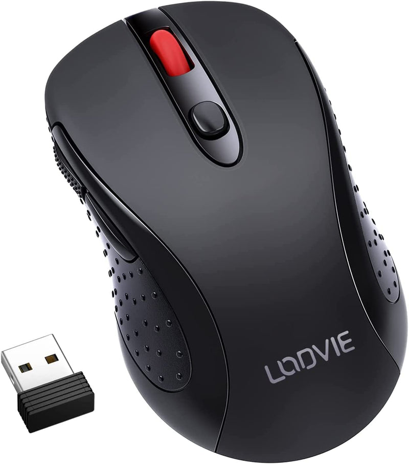 LODVIE Wireless Mouse for Laptop,2400 DPI Wireless Computer Mouse