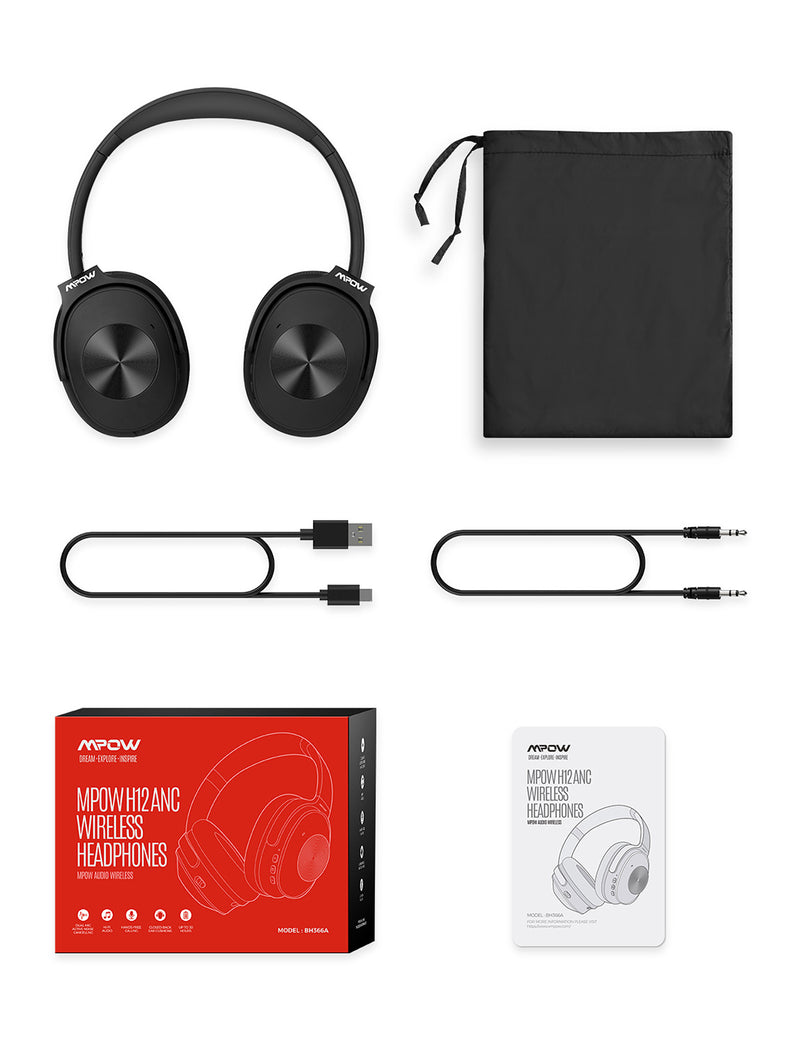 Mpow H12 IPO Active Noise Cancelling Headphones