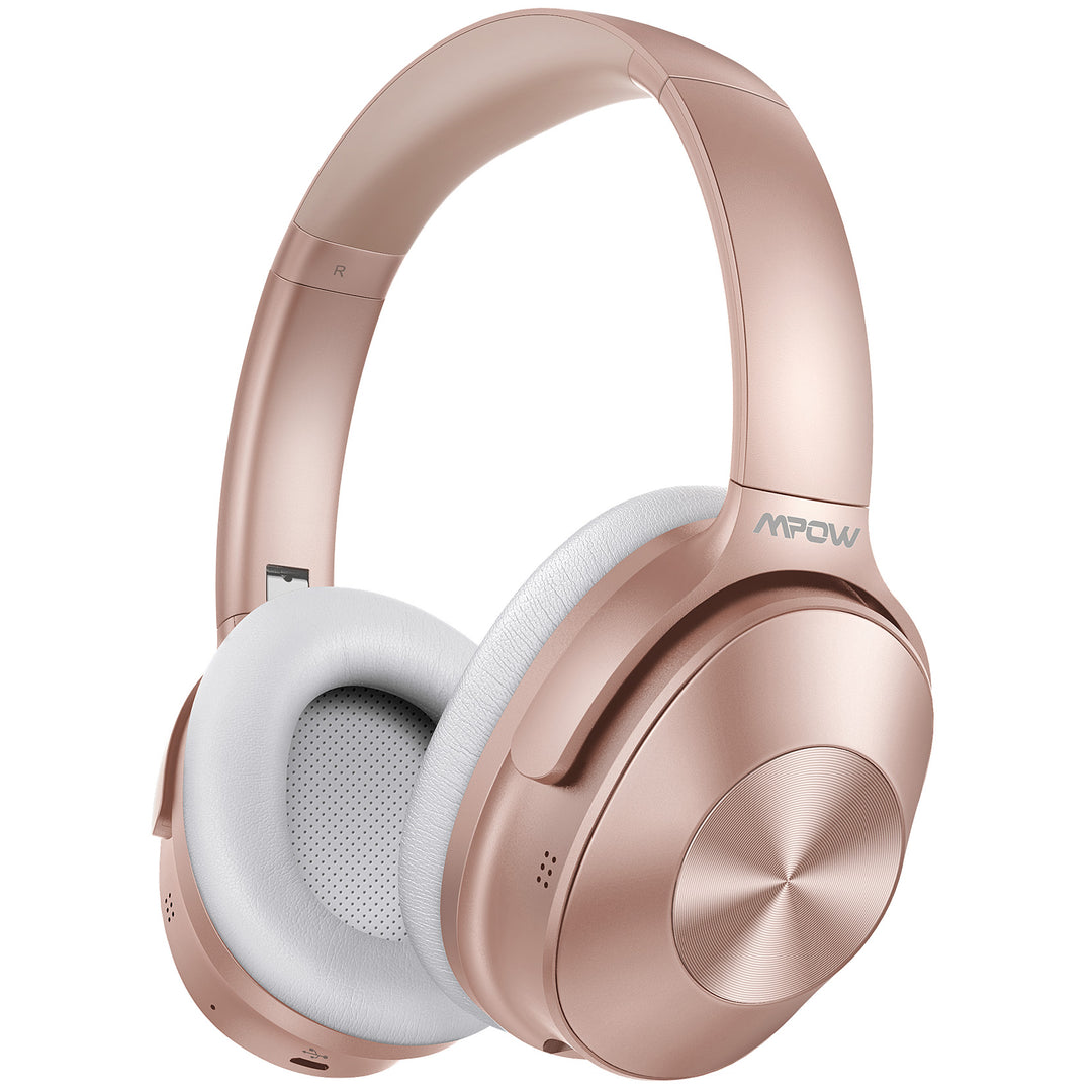 Mpow H12 Noise Cancelling Headphones Rose Pink MPOW