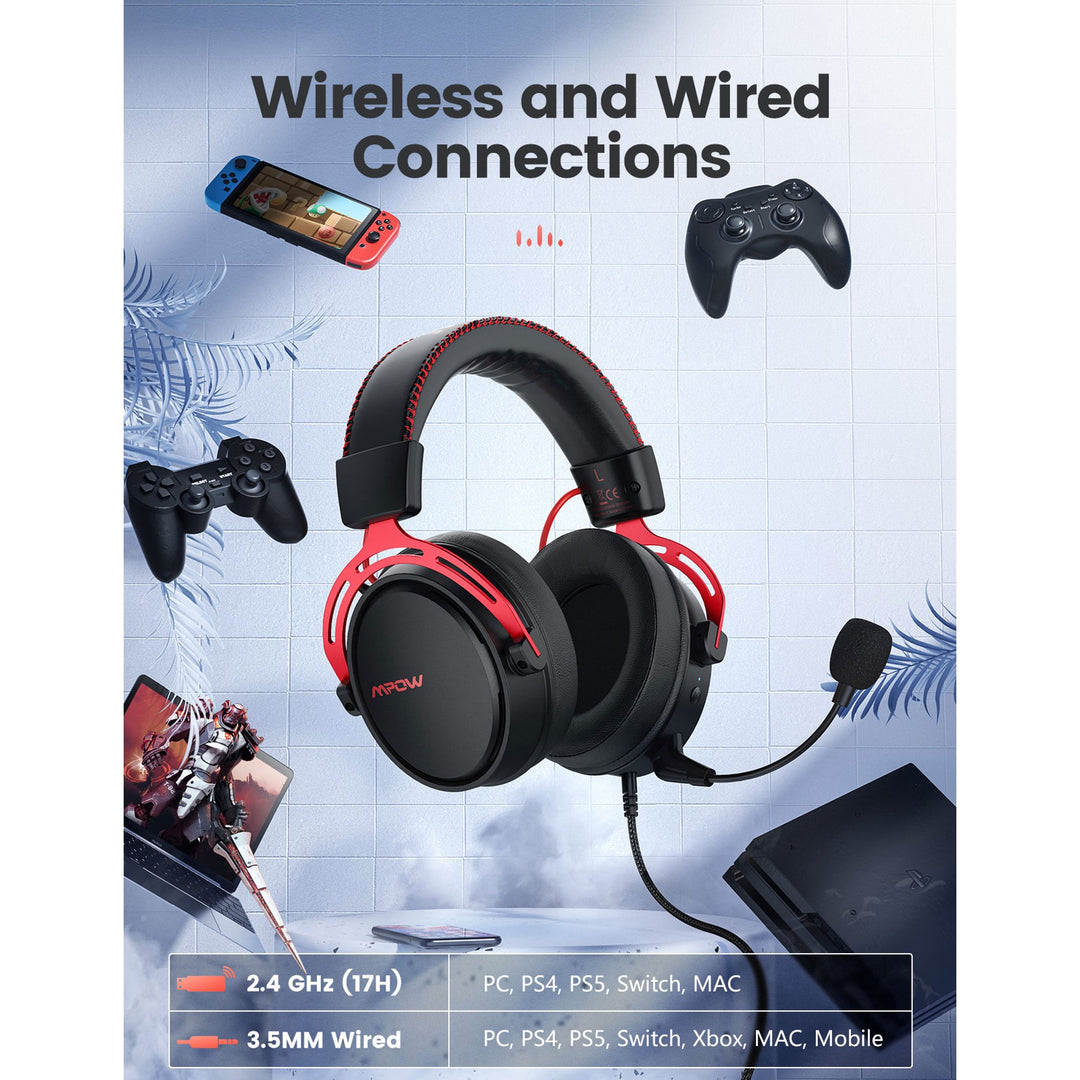 Mpow air wireless gaming headset sale